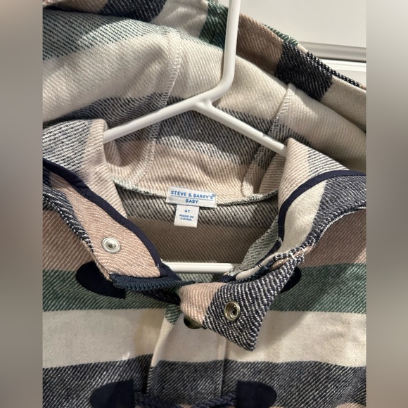 Steve & Barry’s Baby Wool Duffel Coat Size 4T Boy NWOT - Picture 2 of 6